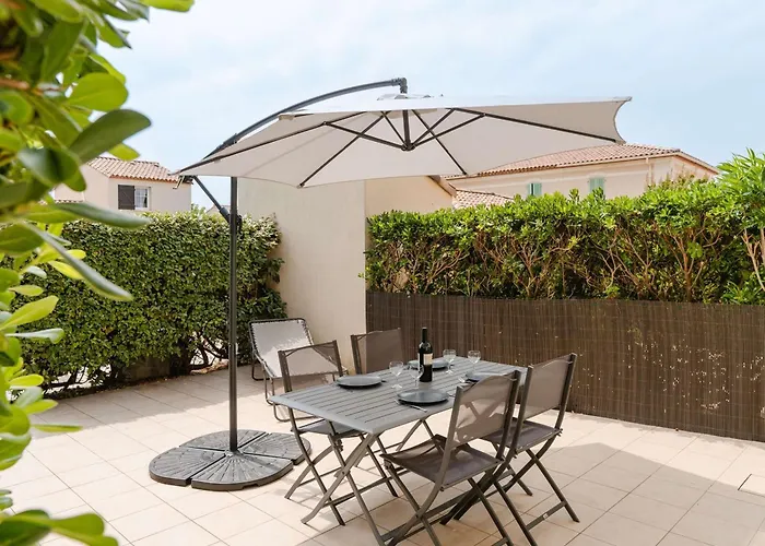 Pavillon 3p Climatise, Piscine, Terrasse, Proche Plage, 6 Pers., - Fr-1-409-12 *